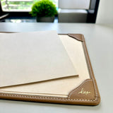 A4 Vegan Leather DeskPad - (Refills Available)
