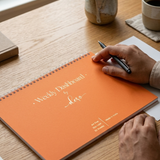 Weekly Dashboard Notepad - Cara Cara Orange - NEW PREMIUM VERSION